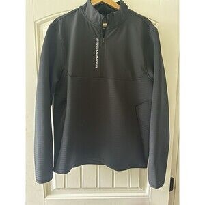Under Armour Men’s Black Golf 1/4 Zip Pullover Jacket Size Large